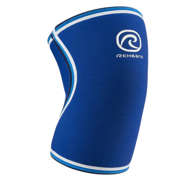 Rehbands knäskydd i tjocklek 7 mm, blå färg