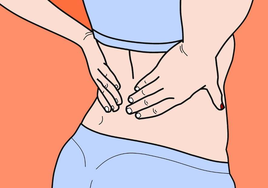 smärta i ryggen, hållning